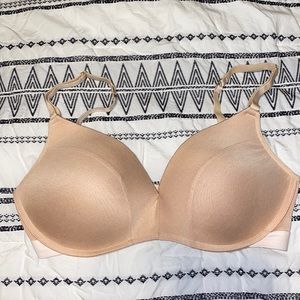 Lively All-Day Deep V No-Wire Tan Bra